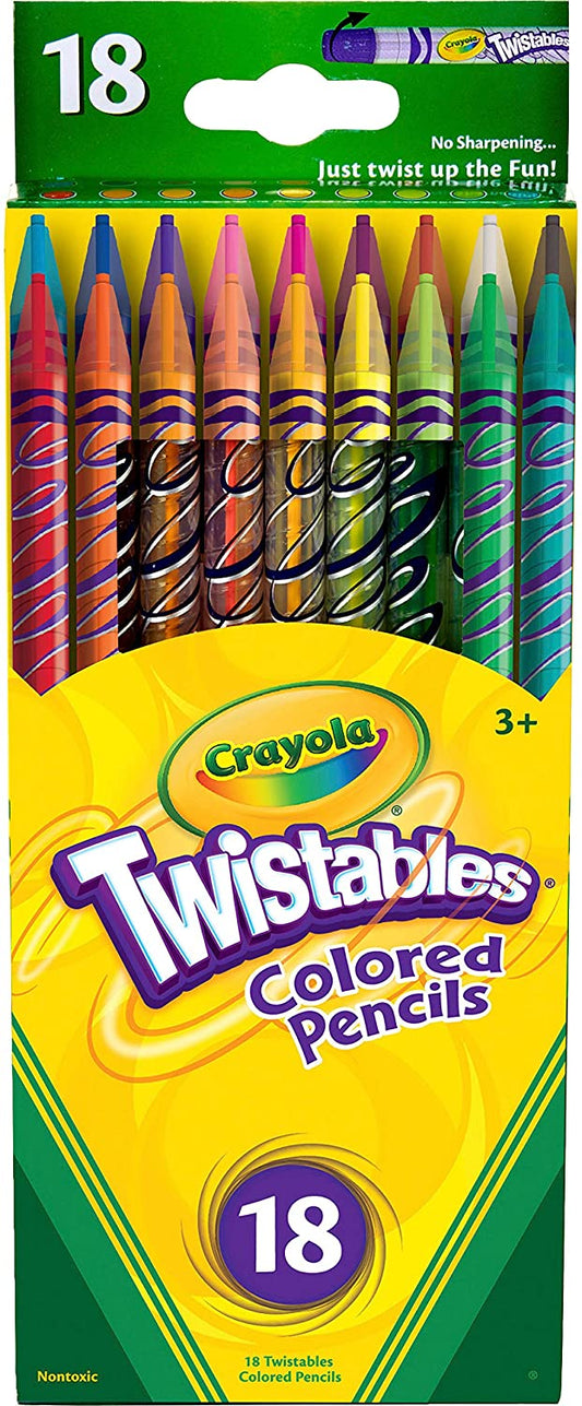 Crayola - 18 Ct Twistables Colored Pencils