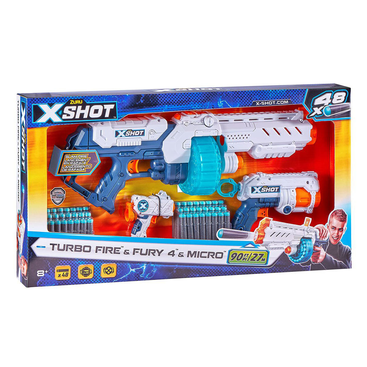 ZURU - X-Shot Turbo Fire & Fury 4