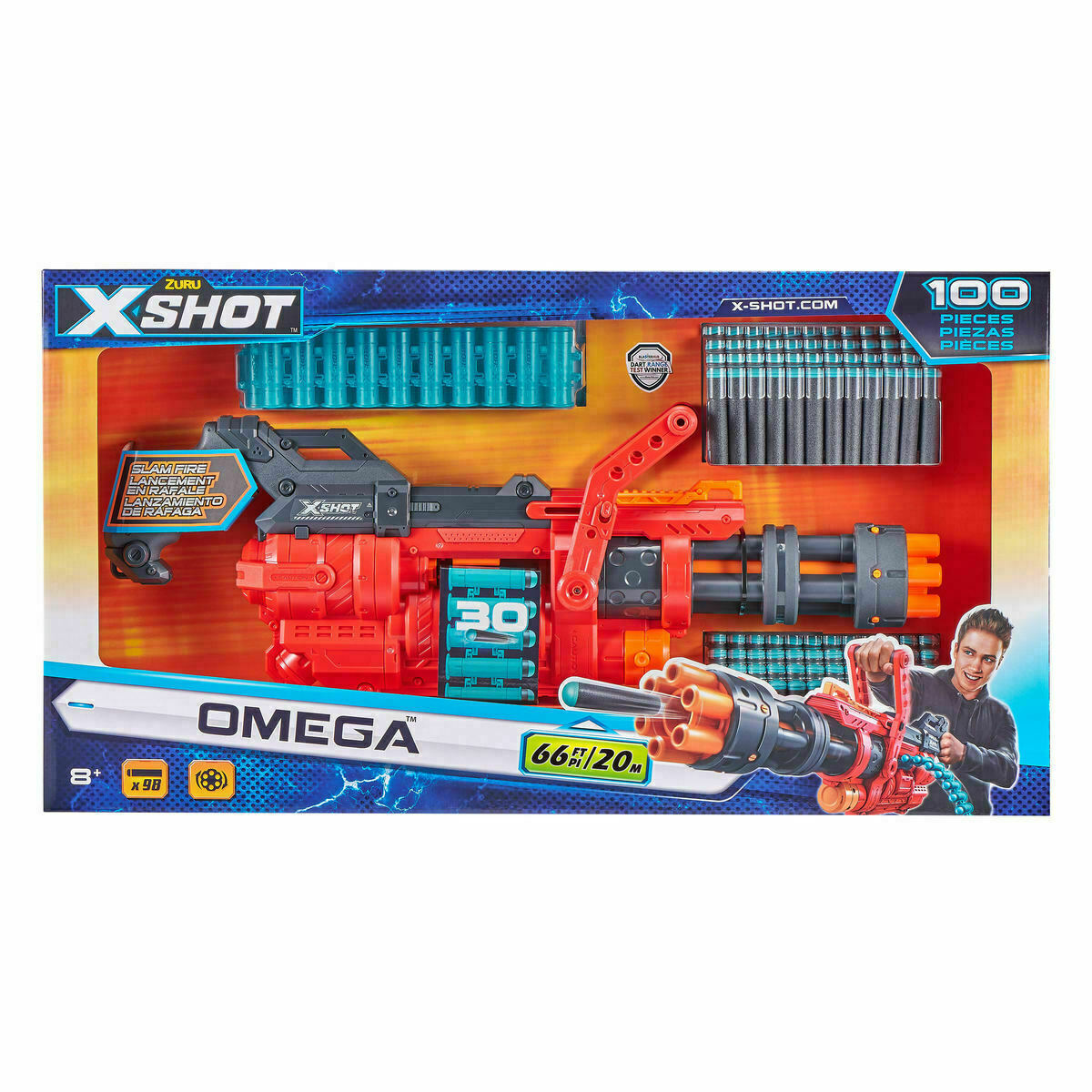 ZURU - X-Shot Omega Foam Dart Blaster