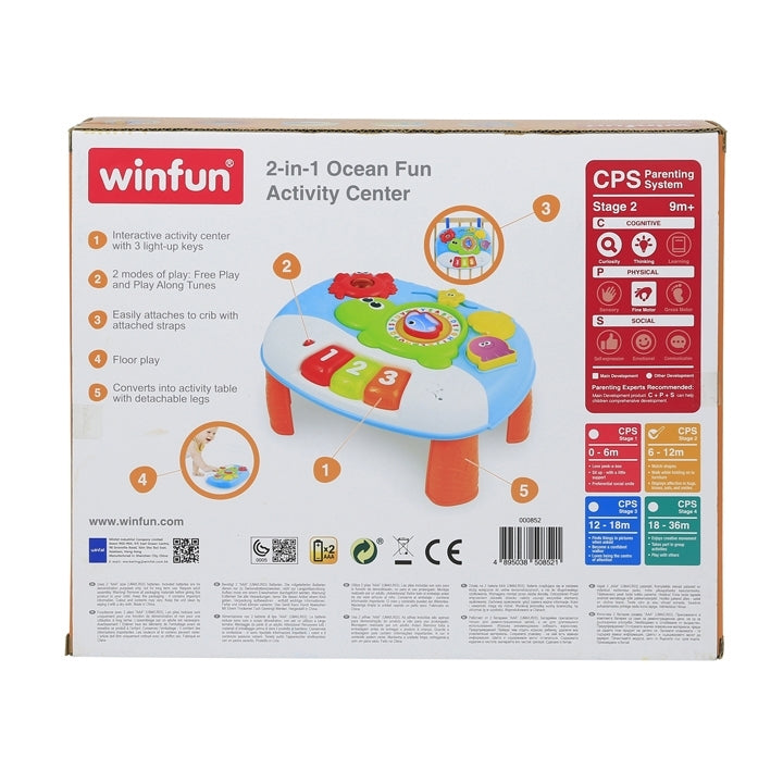 Winfun - 2-in-1 Ocean Fun Activity Center
