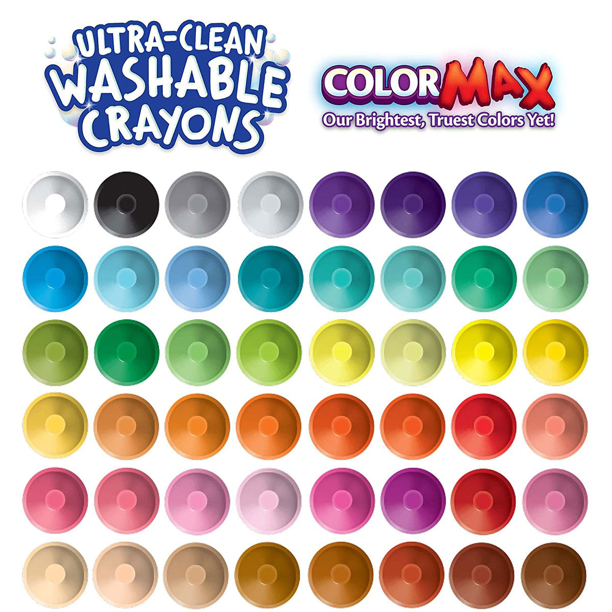 Crayola - Washable Color Max Crayons 48 ct