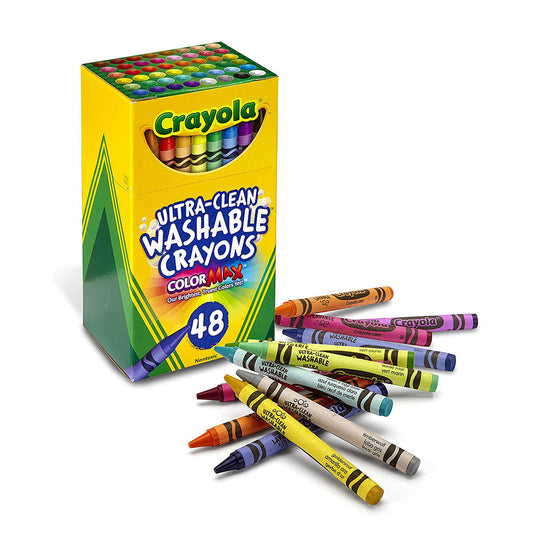 Crayola - Washable Color Max Crayons 48 ct