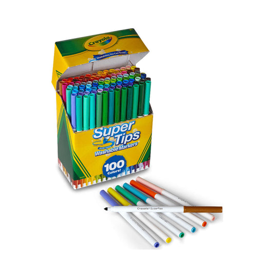 Crayola - 100 ct Super Tips Washable Markers