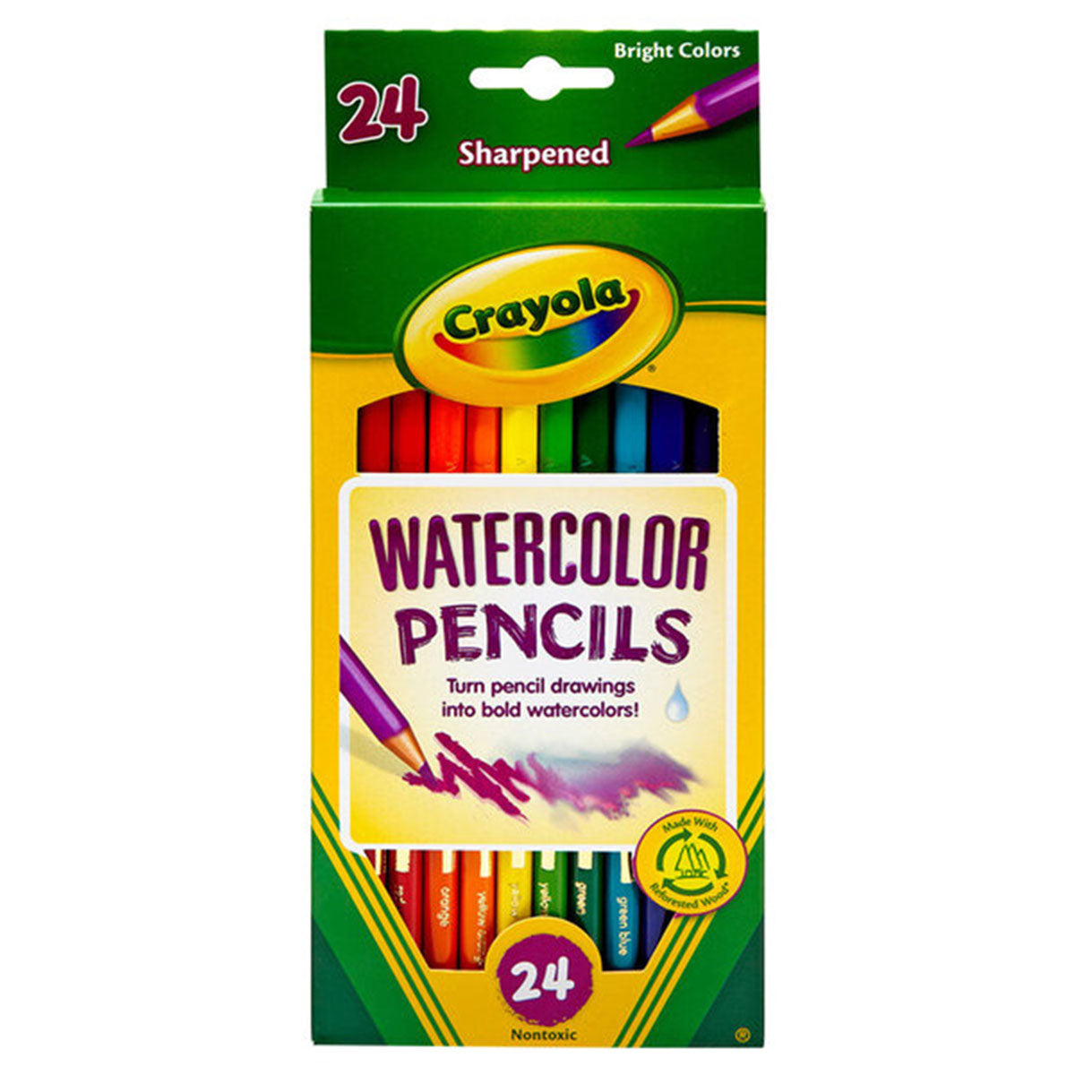 Crayola - 24 ct Watercolor Pencil Box