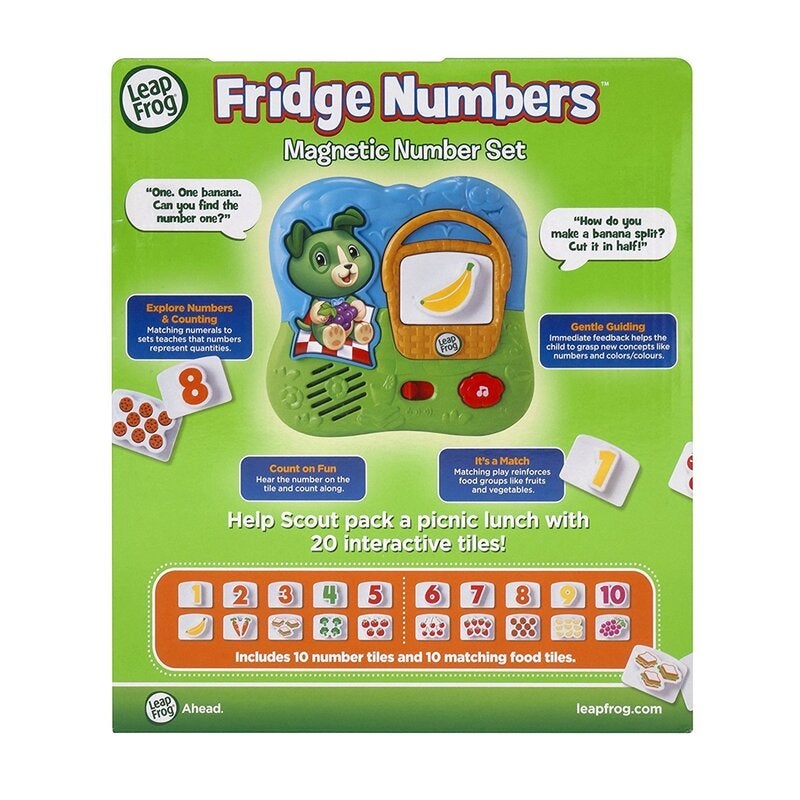 Leapfrog - Fridge Numbers Magnetic Set