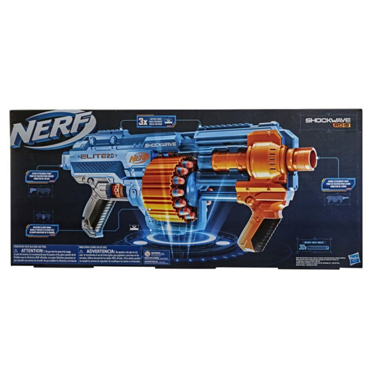 Nerf - Elite 2.0 Shockwave RD-15 Blaster