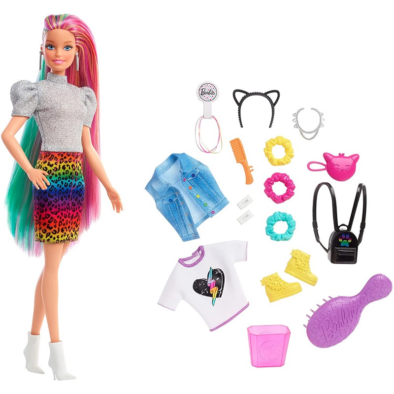 Barbie - Rainbow Hair Doll