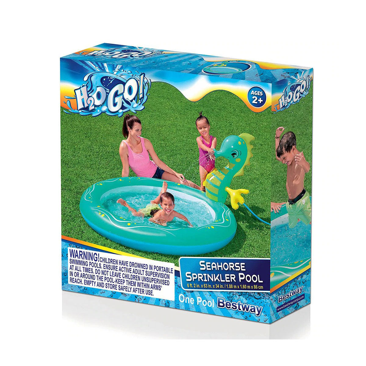 Bestway - Inflatable Seahorse Pool 53114