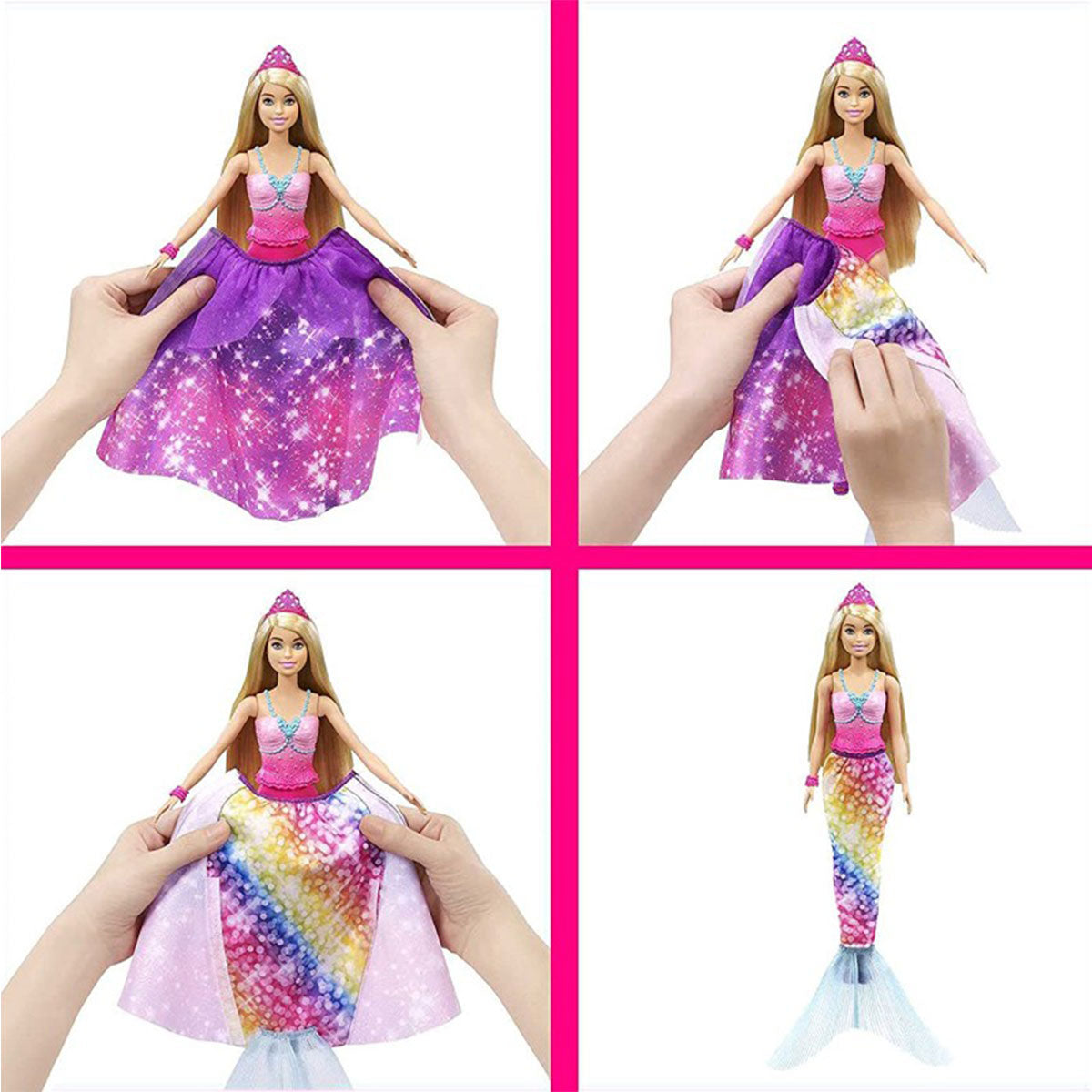 Barbie - 2-In-1 Princess To Mermaid (Styles Vary - One Supplied)