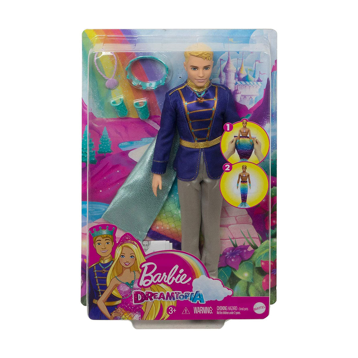 Barbie - 2-In-1 Princess To Mermaid (Styles Vary - One Supplied)