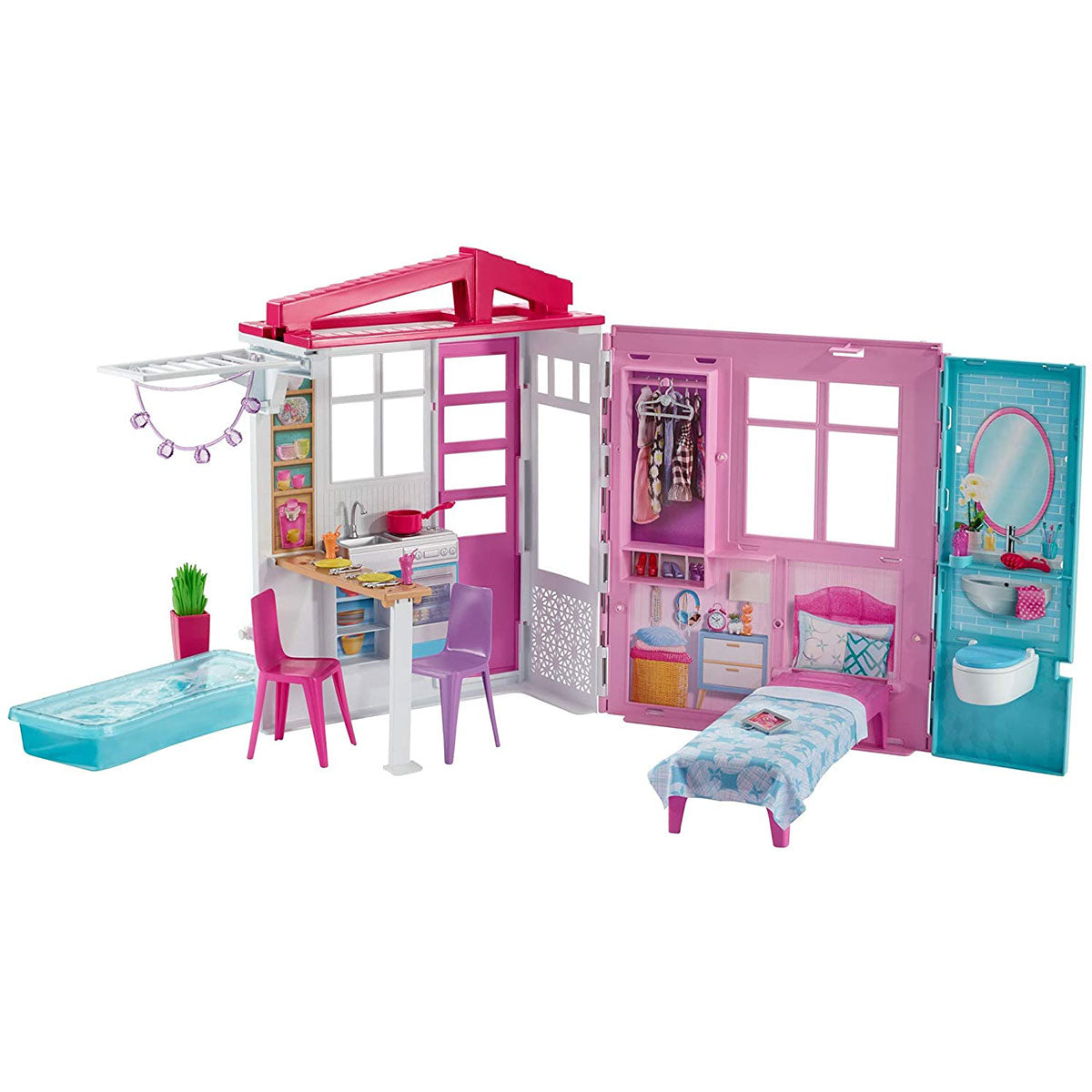 Barbie - Portalble Dollhouse FXG54