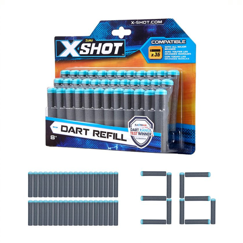 X Shot - Excel 36pcs Refill Darts by ZURU