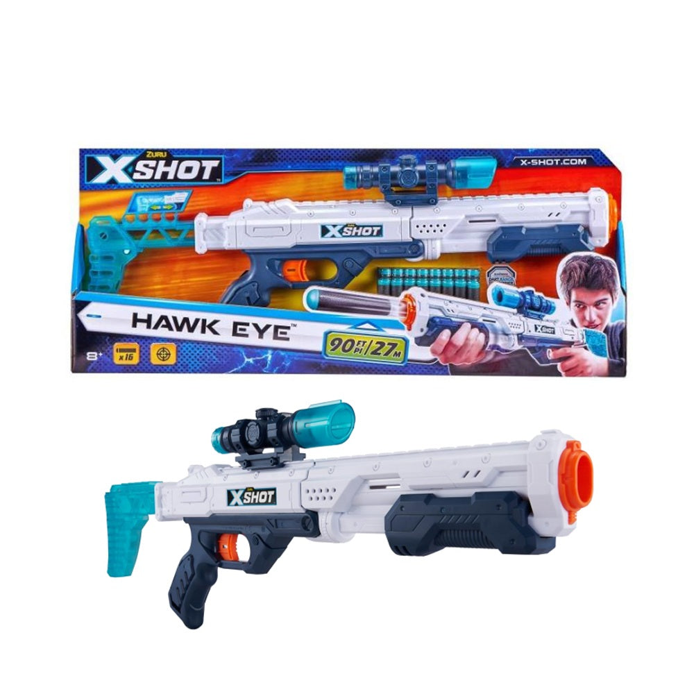X Shot - Excel Hawk Eye Dart Shooter by ZURU