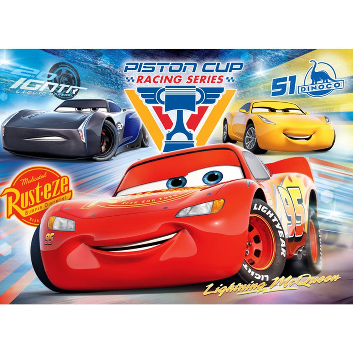 Clementoni - Disney Cars 104 Pcs - Super Color Puzzle