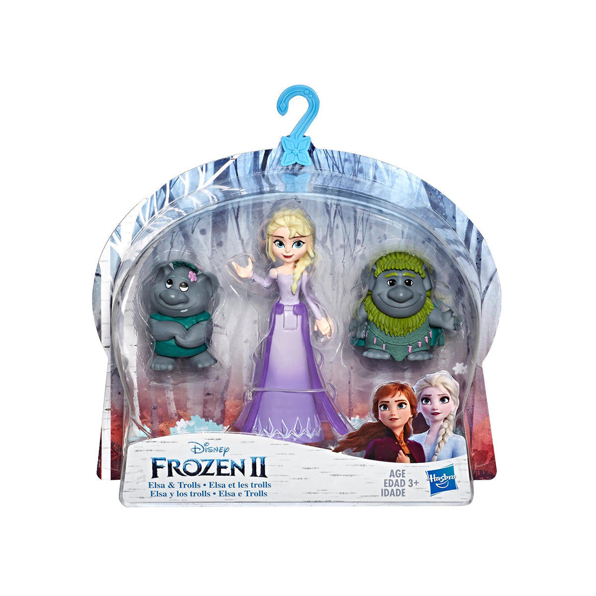 Disney Frozen - Elsa Small Doll With Troll Figures