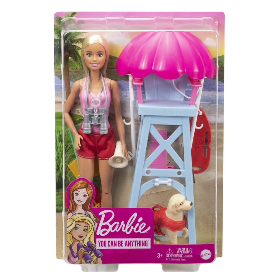 Barbie - Lifeguard Doll And Playset GTX69