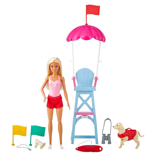 Barbie - Lifeguard Doll And Playset GTX69