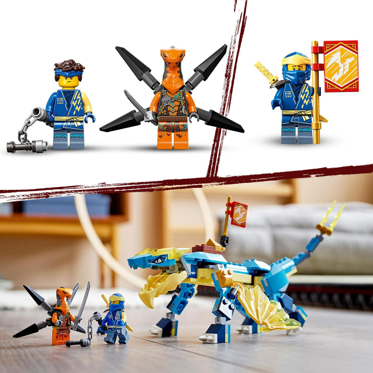 LEGO Ninjago Jay s Thunder Dragon EVO 71760 The Entertainer Pakistan
