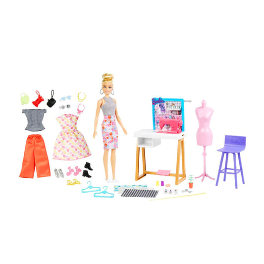 Barbie - Fashion Designer Doll & Studio