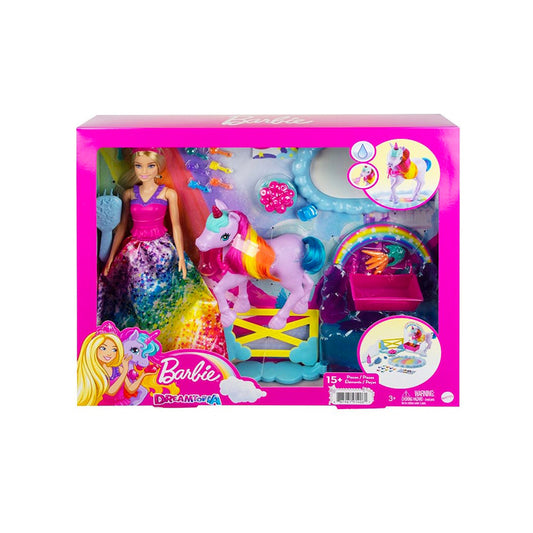 Barbie - Dreamtopia Doll and Unicorn GTG01