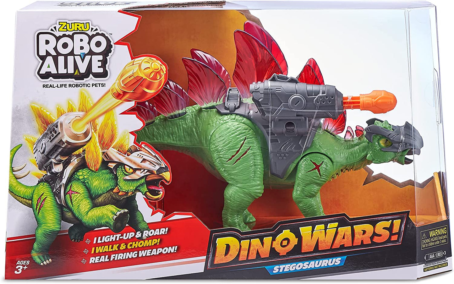 ZURU - Robo Alive - Dino Wars Series 1 Stegasaurus 7131