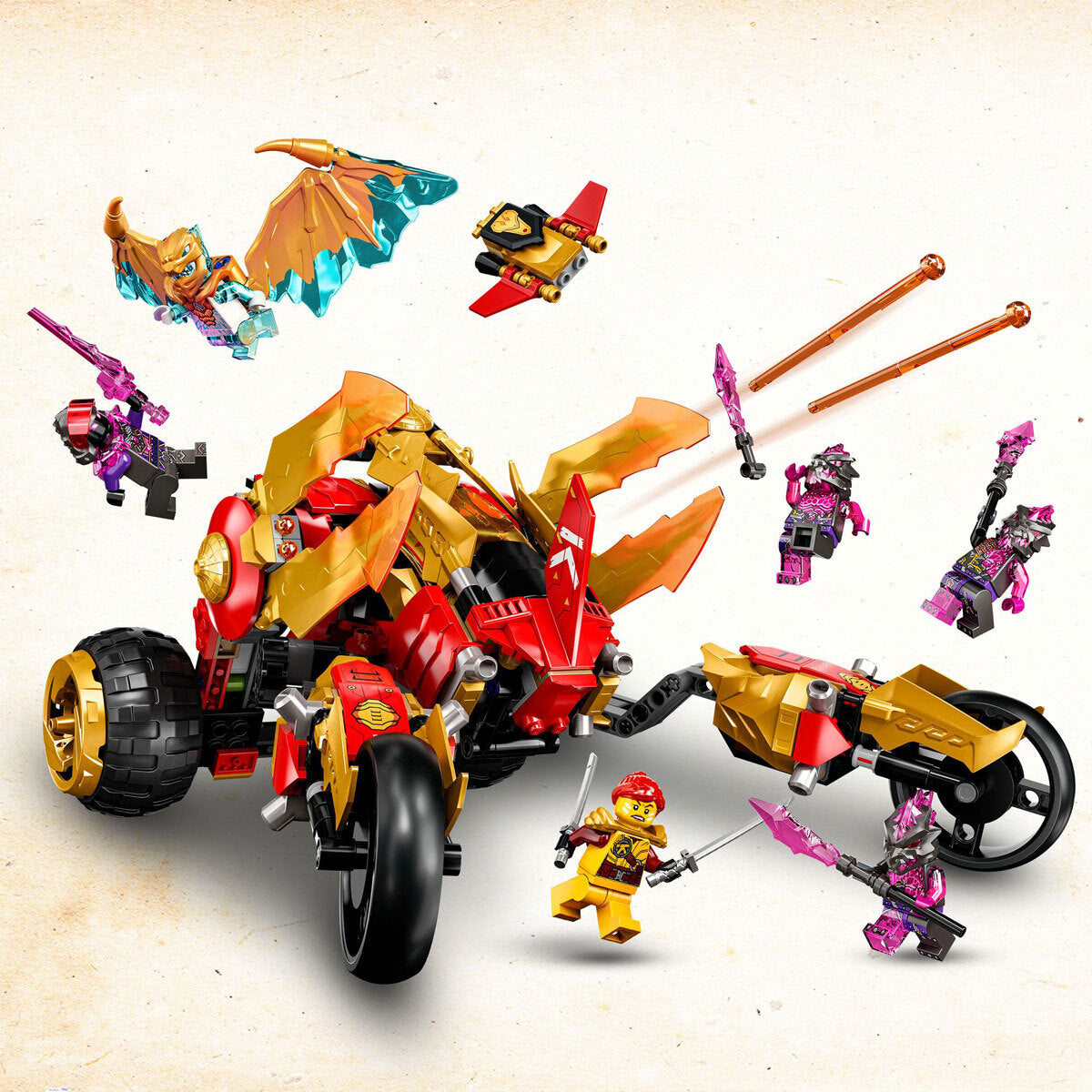 LEGO Ninjago - Kai’s Golden Dragon Raider 71773