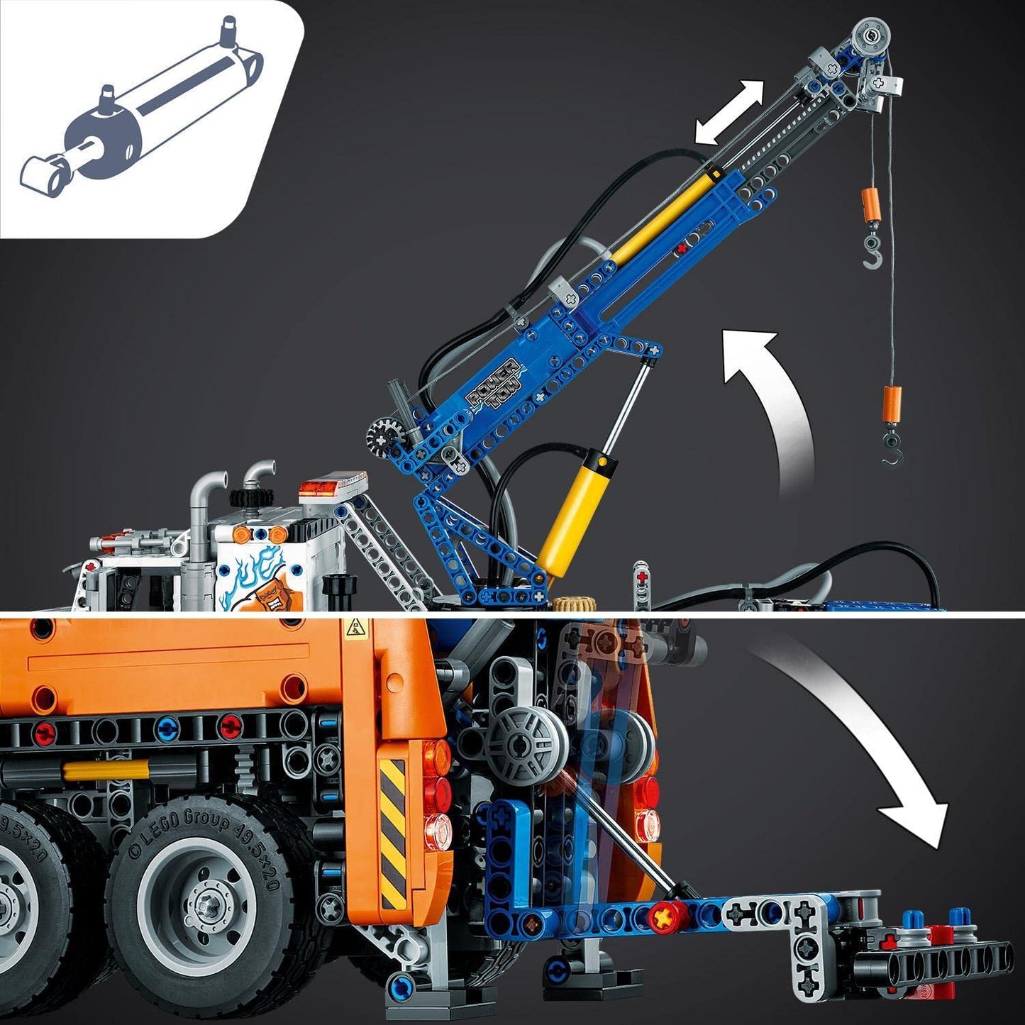 LEGO Technic - Heavy Duty Tow Truck 42128