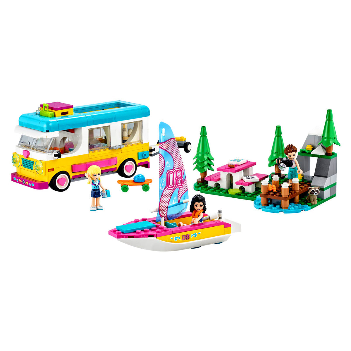 LEGO Friends - Forest Camper Van and Sailboat 41681