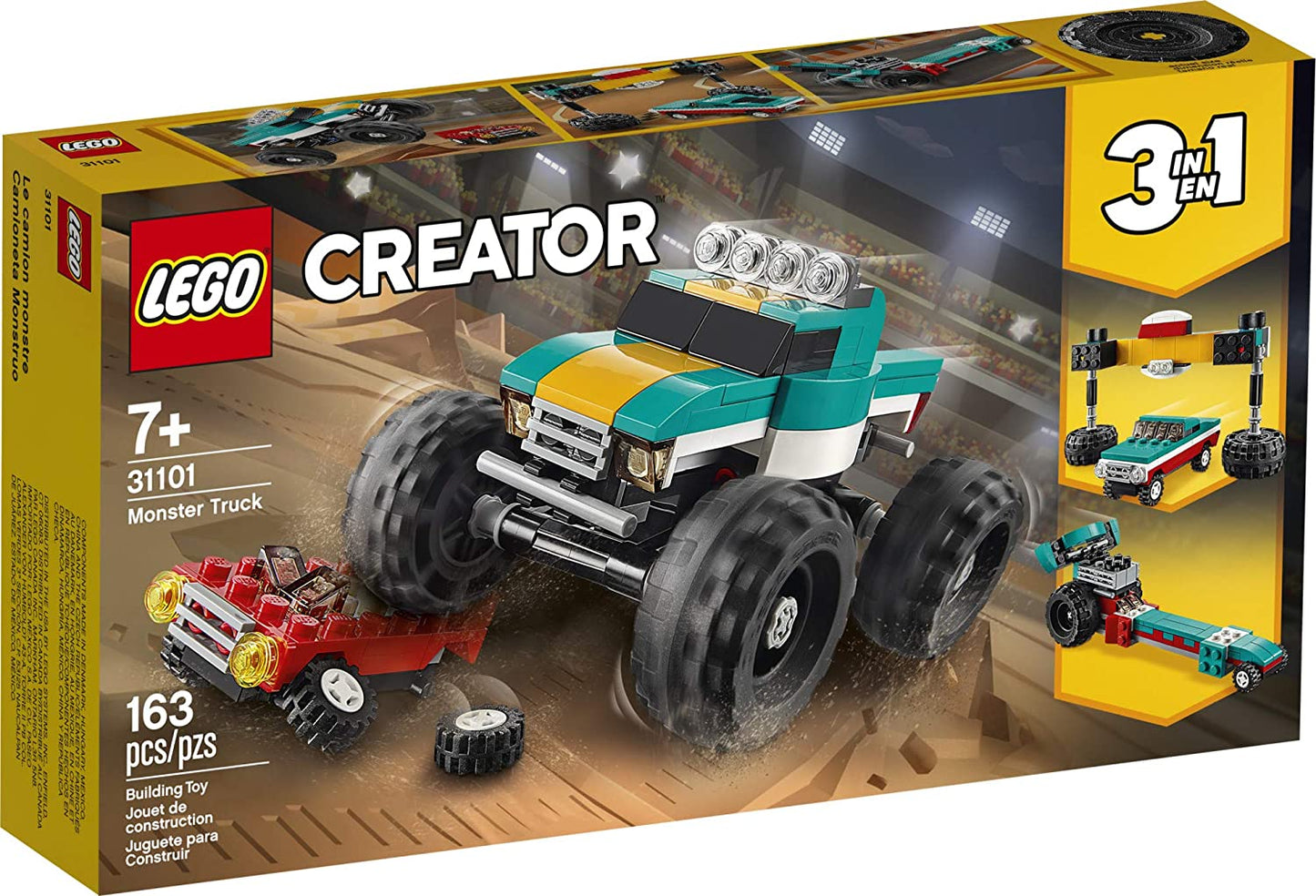 LEGO Creator - 3in1 Monster Truck Toy 31101